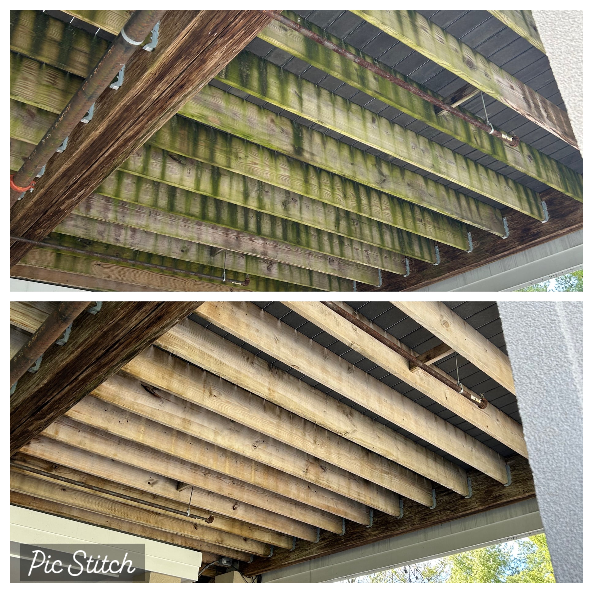 Wood cleaning